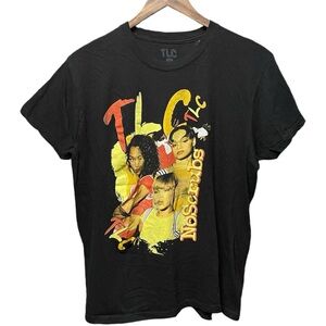 TLC 90s music group no scrubs graphic vintage style tour concert Band T-shirt